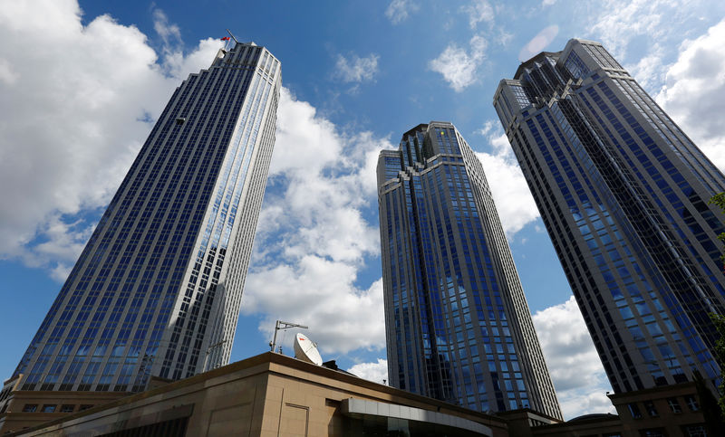 © Reuters. Headquarters of Isbank is seen next to Isbank Towers in Istanbul