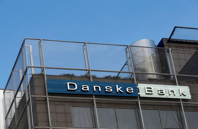 © Reuters. Danske Bank sign is seen on the Estonian branch building in Tallinn