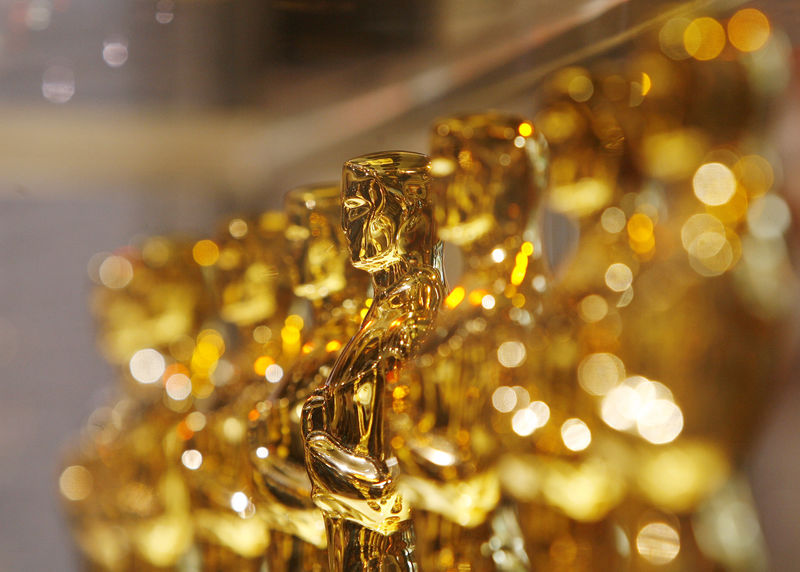 © Reuters. Foto de archivo. Estatuillas de los premios Oscar en Nueva York