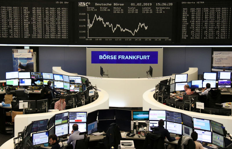 © Reuters. Франкфуртская фондовая биржа