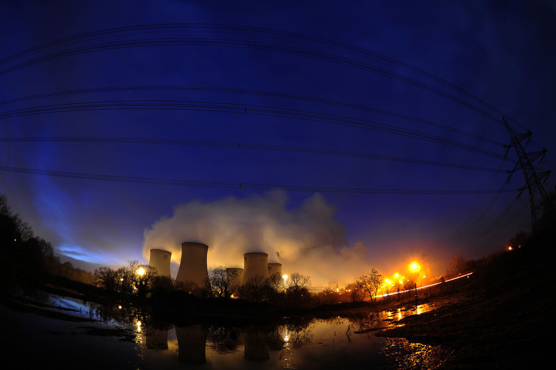 © Reuters. A general view of Drax power station in Drax, northern England