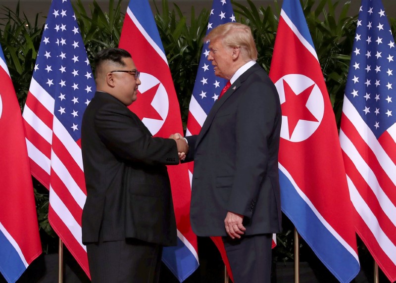 © Reuters. المبعوث الأمريكي لكوريا الشمالية يعتزم إجراء مزيد من المحادثات قبل قمة ترامب وكيم