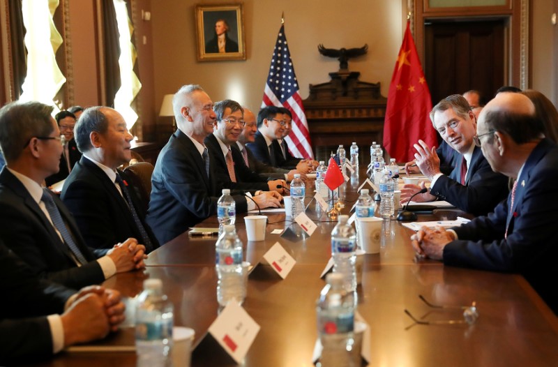 © Reuters. China y EEUU retomarán negociaciones comerciales la semana que viene, foco en propiedad intelectual