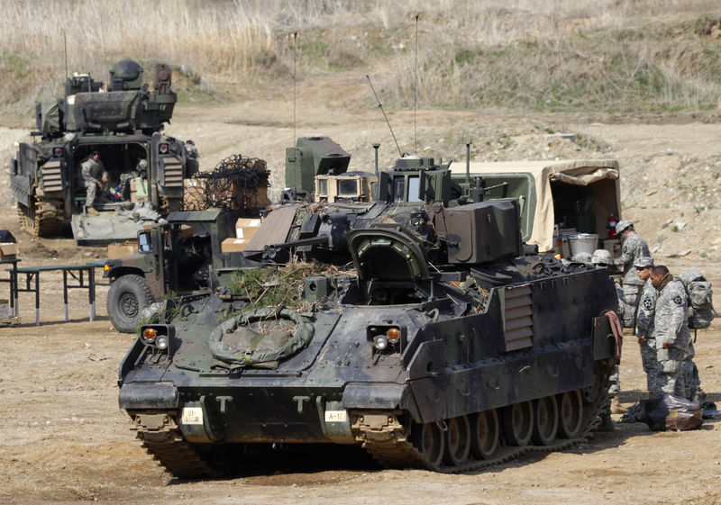 © Reuters. سول توقع اتفاقا لزيادة مساهماتها في دعم القوات الأمريكية