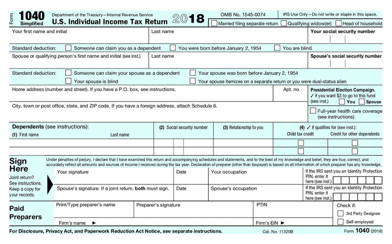 form 1040 reconciliation worksheet 2018
 Your Money: The IRS Form 12 looks different, in more ways ...