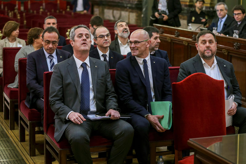 © Reuters. Arranca el juicio a los líderes independentistas catalanes