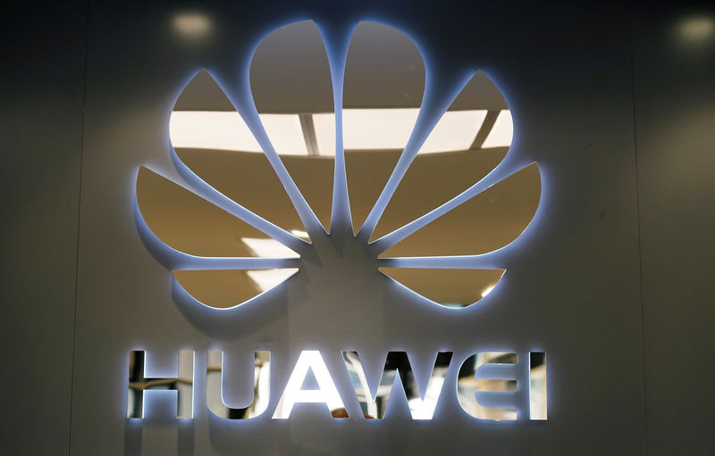 © Reuters. Logo da Huawei em loja da empresa em Madri, na Espanha