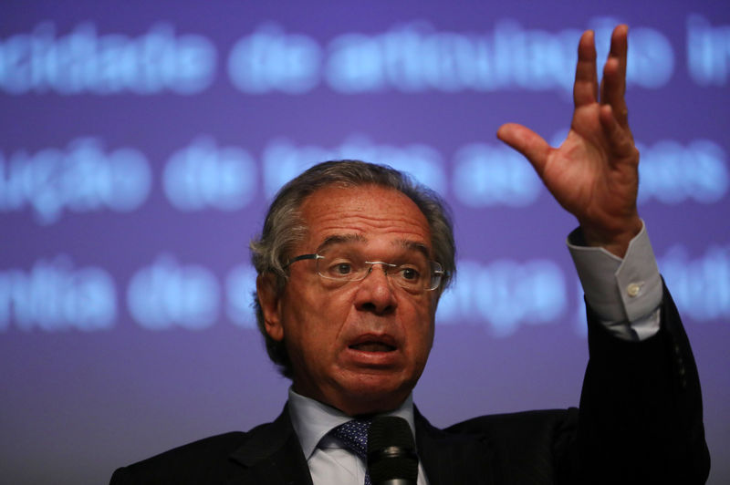 © Reuters. O ministro da Economia, Paulo Guedes, durante evento no Rio de Janeiro