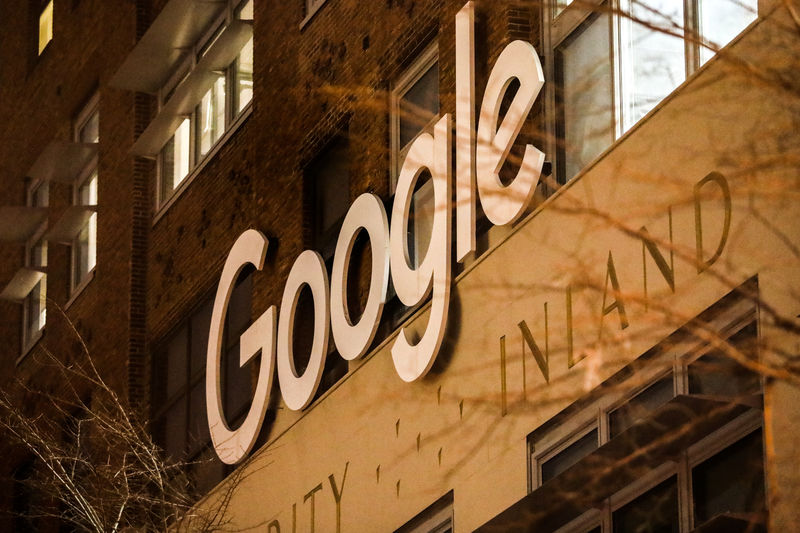 © Reuters. Imagen de archivo de la una vista de la sede de Google en Manhattan, Nueva York