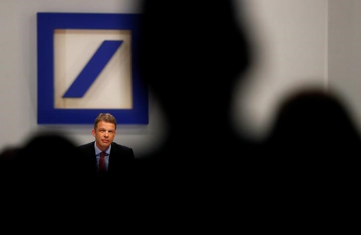 © Reuters. Deutsche Bank's annual meeting in Frankfurt