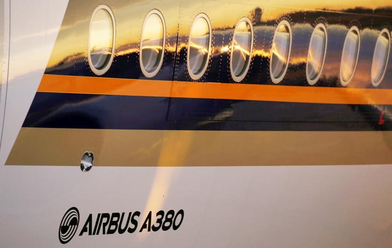 © Reuters. L'A380, DU RÊVE EUROPÉEN À LA CHUTE