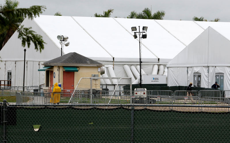 © Reuters. General view of the Homestead Temporary Shelter for Unaccompanied Children, in Homestead