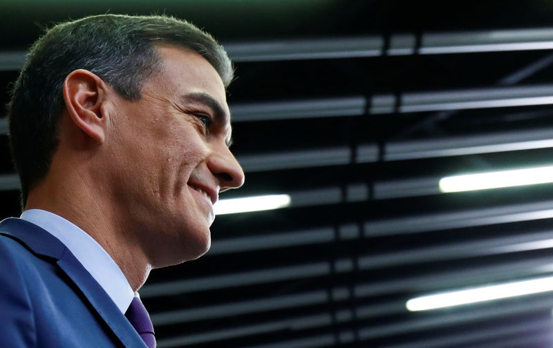 © Reuters. El presidente del Gobierno de España, Pedro Sánchez, anuncia el anticipo electoral.