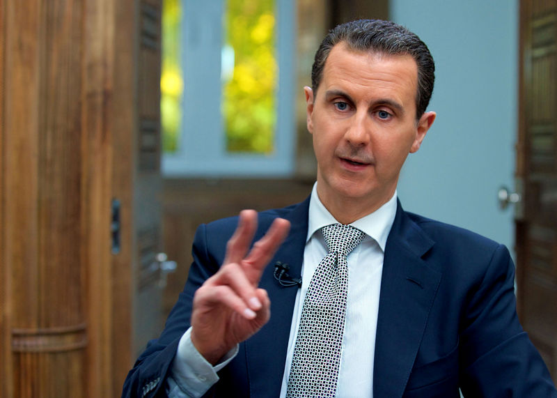 © Reuters. الأسد: أمريكا لن تحمي الجماعات التي تراهن عليها