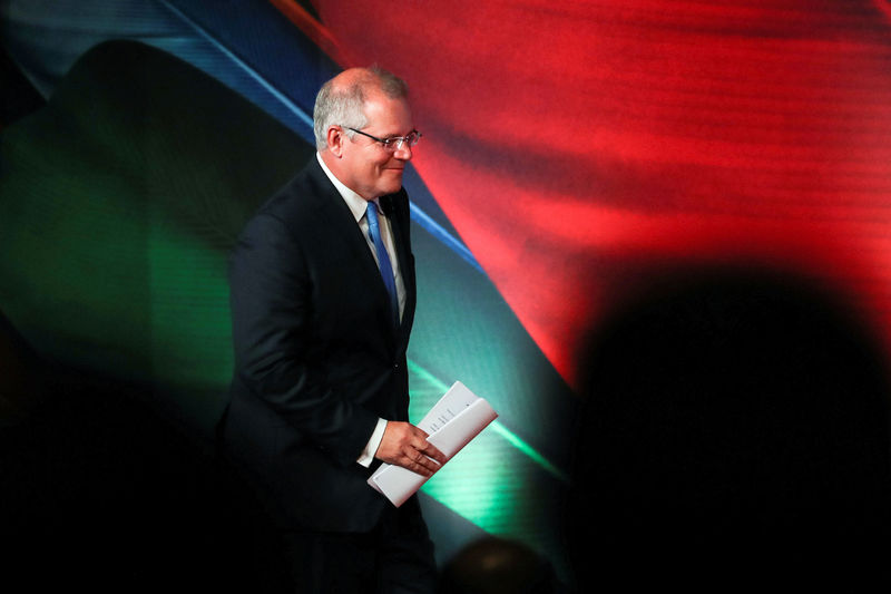 © Reuters. تزايد التأييد للحكومة الاسترالية قبل انتخابات مايو