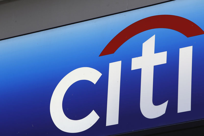 © Reuters. Logo do Citi em agência do banco em Manhattan, Nova York