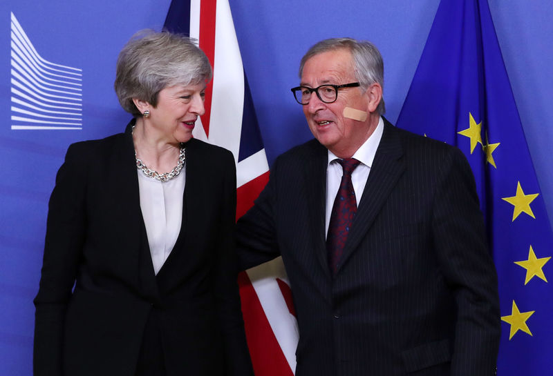 © Reuters. Juncker "no es muy optimista" sobre el acuerdo del Brexit