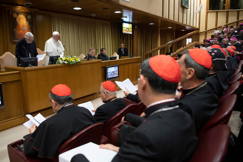 © Reuters. Papa Francisco inaugura conferência sobre abuso sexual de menores no Vaticano