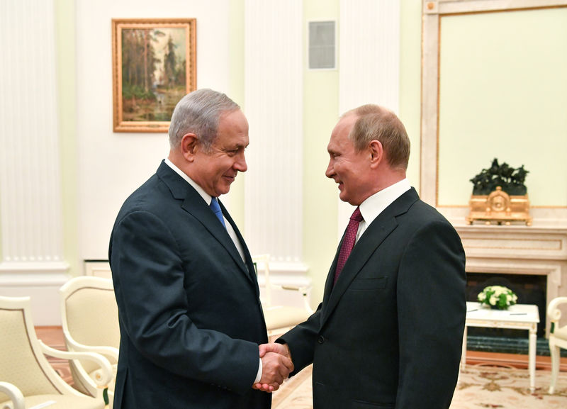 © Reuters. بيان: نتنياهو يجتمع مع بوتين في موسكو الأربعاء المقبل