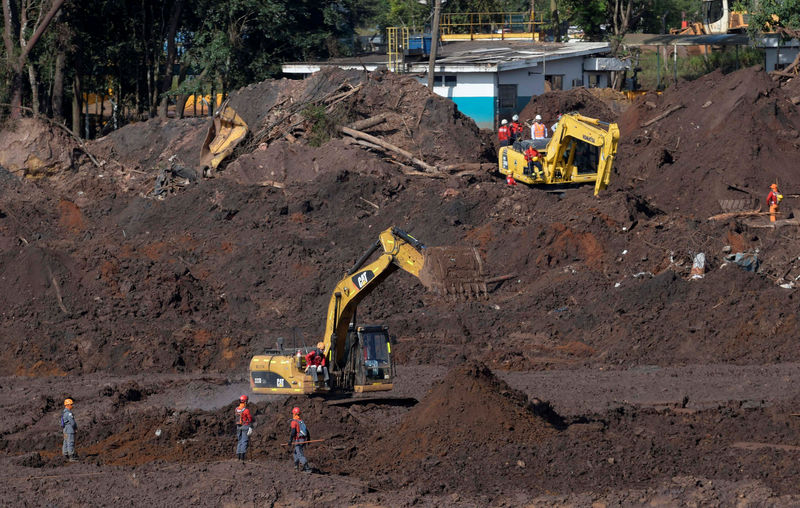 © Reuters. Resquícios do colapso de barragem da Vale em Brumadinho, MG