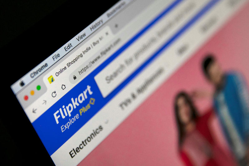 © Reuters. FILE PHOTO: The logo of India's e-commerce firm Flipkart is seen in this illustration picture