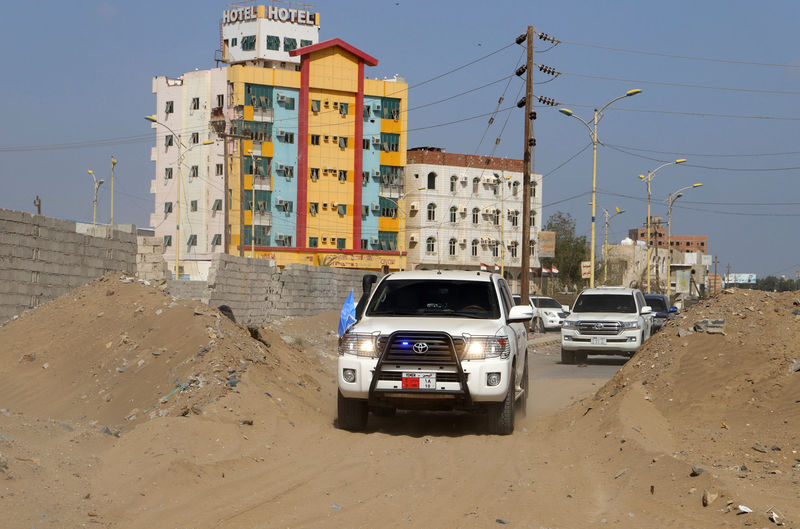 © Reuters. وصول الأمم المتحدة إلى مطاحن الحديدة ربما يعزز عمليات الإغاثة باليمن