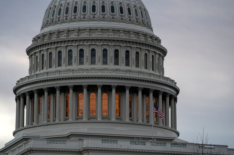 © Reuters. FILE PHOTO: The U.S. Capitol is shown after the U.S. government reopened following 35-day shutdown in Washington