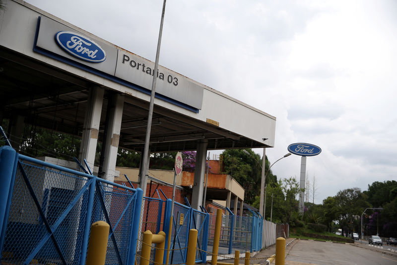 © Reuters. Ford's oldest Brazil plant is seen after the company announced its closure, in Sao Bernardo do Campo