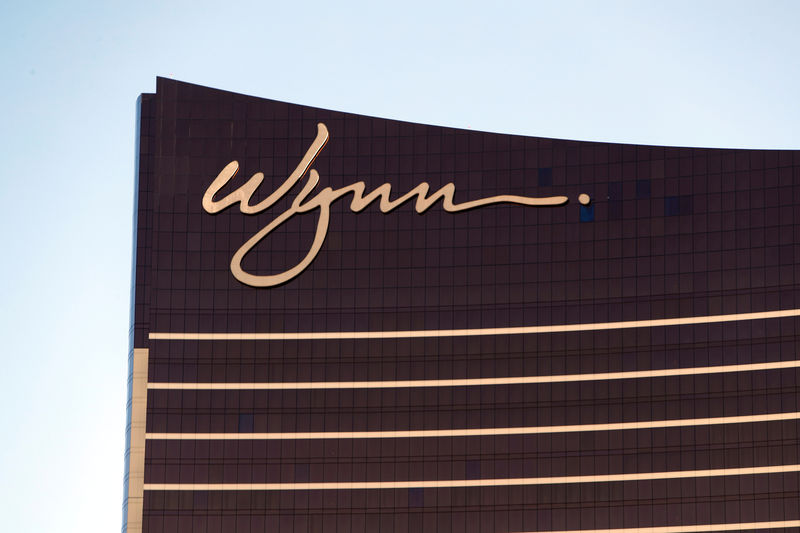 © Reuters. FILE PHOTO - Wynn Resorts Ltd property in Las Vegas