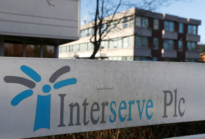 © Reuters. FILE PHOTO:  Interserve offices are seen in Twyford