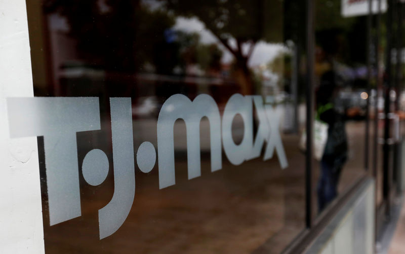 © Reuters. A T.J. Maxx store which is owned by TJX Cos Inc in Pasadena