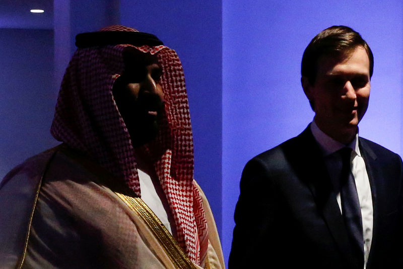 © Reuters. البيت الأبيض: كوشنر بحث مع ولي عهد السعودية "زيادة التعاون" في اجتماع الرياض