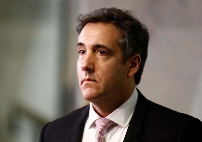 © Reuters. Michael Cohen, exabogado personal del presidente Trump, luego de testificar a puertas cerradas ante el Comité de Inteligencia del Senado en el Capitolio