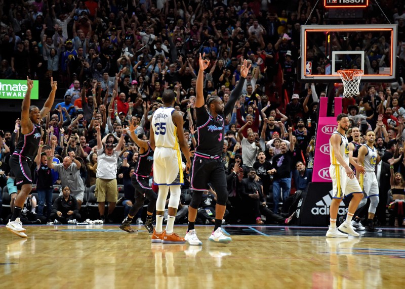 © Reuters. NBA: Golden State Warriors at Miami Heat