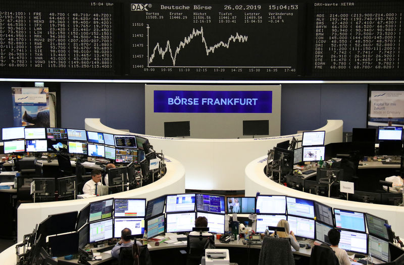 © Reuters. أسهم أوروبا تهبط بقيادة شركات التعدين بعد بيانات صينية