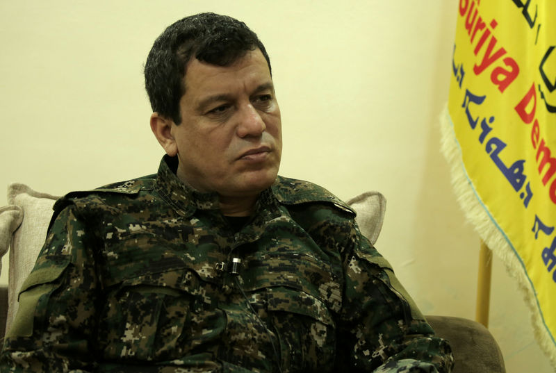 © Reuters. قائد قوات سوريا الديمقراطية: سنعلن الانتصار على الدولة الإسلامية بعد أسبوع