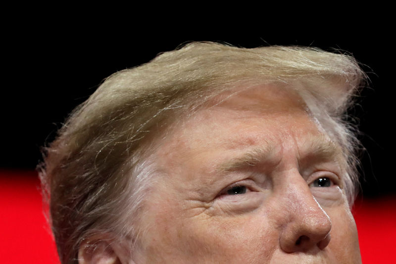 © Reuters. El presidente de EEUU, Donald Trump, durante una conferencia en Washington