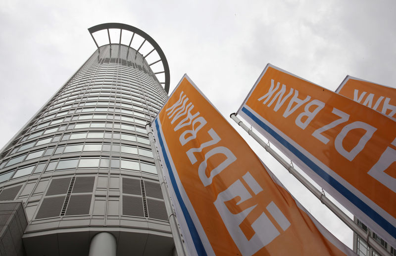 © Reuters. The headquarters of DZ Bank are pictured in Frankfurt