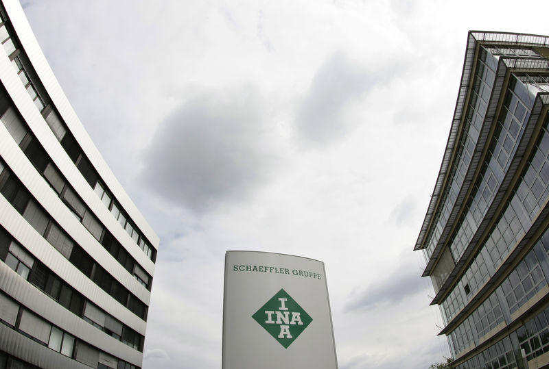 © Reuters. German company Schaeffler Group, the world's second largest ball-bearing maker is pictured in Herzogenaurach