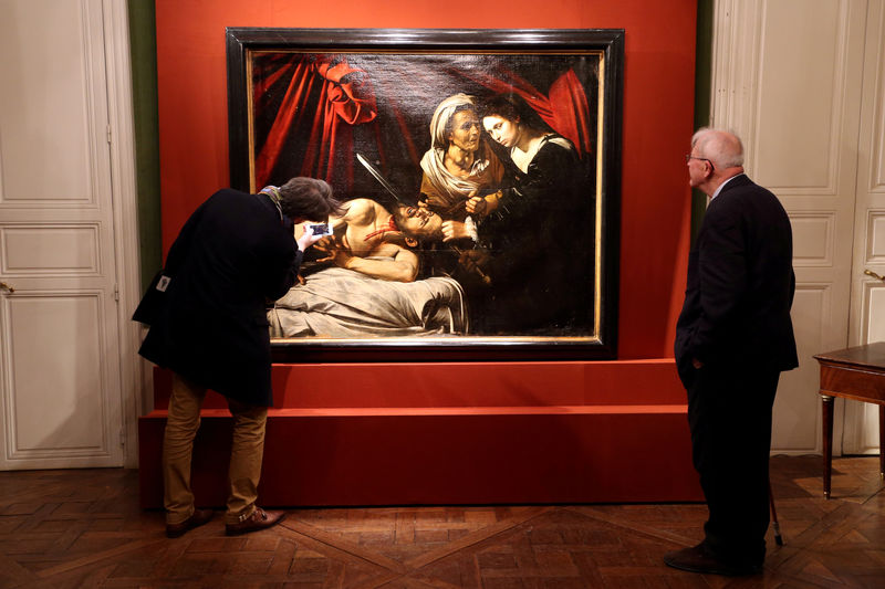 © Reuters. Una pintura perdida de Caravaggio será subastada en junio en Francia