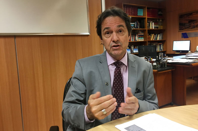 © Reuters. Alexandre Vidigal de Oliveira, secretário de Mineração do Ministério de Minas e Energia, em entrevista à Reuters em Brasília