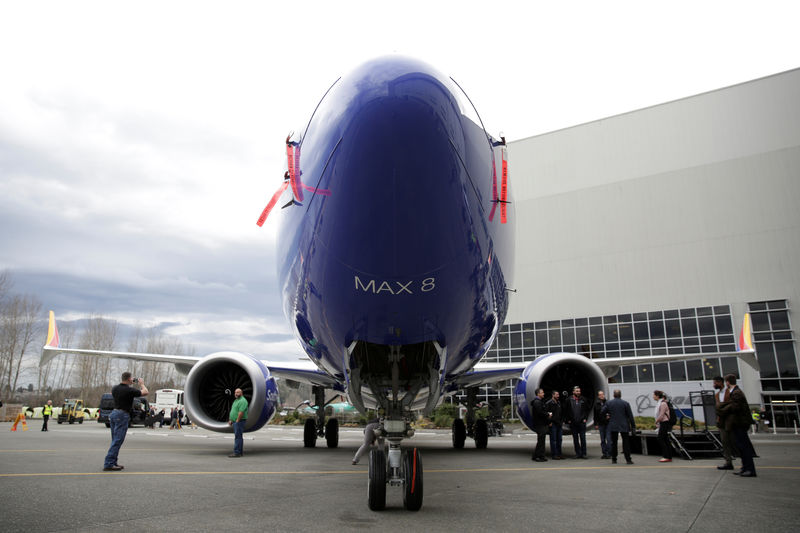 © Reuters. FILE PHOTO: Boeing celebrates the 10,000th 737 to come off the production line in Renton