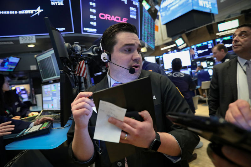 © Reuters. Operador na Bolsa de Valores de Nova York