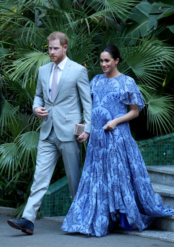 © Reuters. FILE PHOTO: Duke and Duchess of Sussex visit Morocco