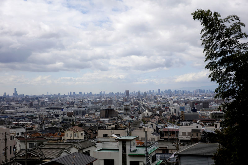 © Reuters. The skyline of Osaka