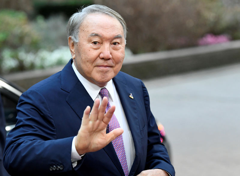 © Reuters. رئيس قازاخستان نور سلطان نزارباييف يعلن استقالته