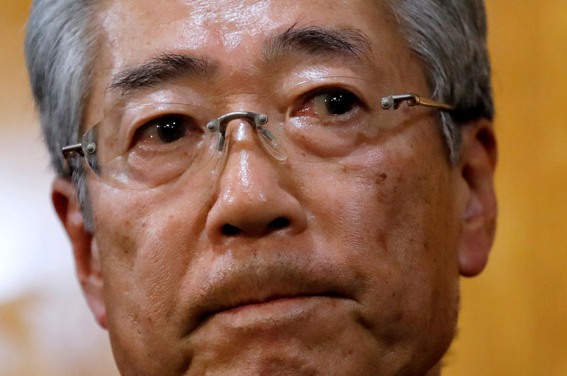 © Reuters. Chefe do Comitê Olímpico do Japão (COJ), Tsunekazu Takeda