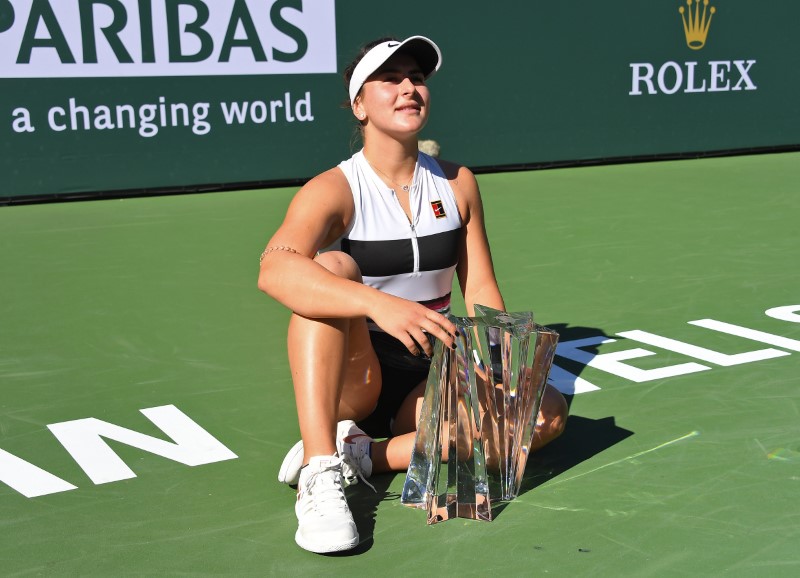 © Reuters. FILE PHOTO: Tennis: BNP Paribas Open-Day 14