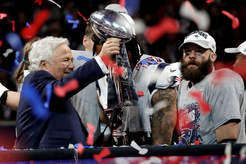 © Reuters. FILE PHOTO: Super Bowl LIII - New England Patriots v Los Angeles Rams