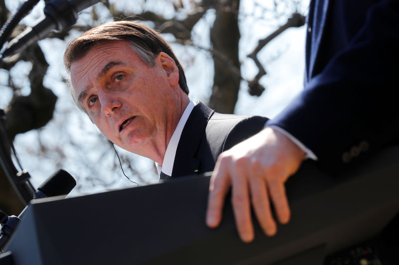 © Reuters. Presidente Jair Bolsonaro, em Washington